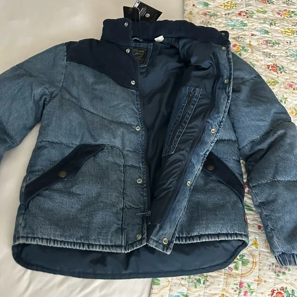 Levi's Denim Puffer Jacket - Picture 2 of 6